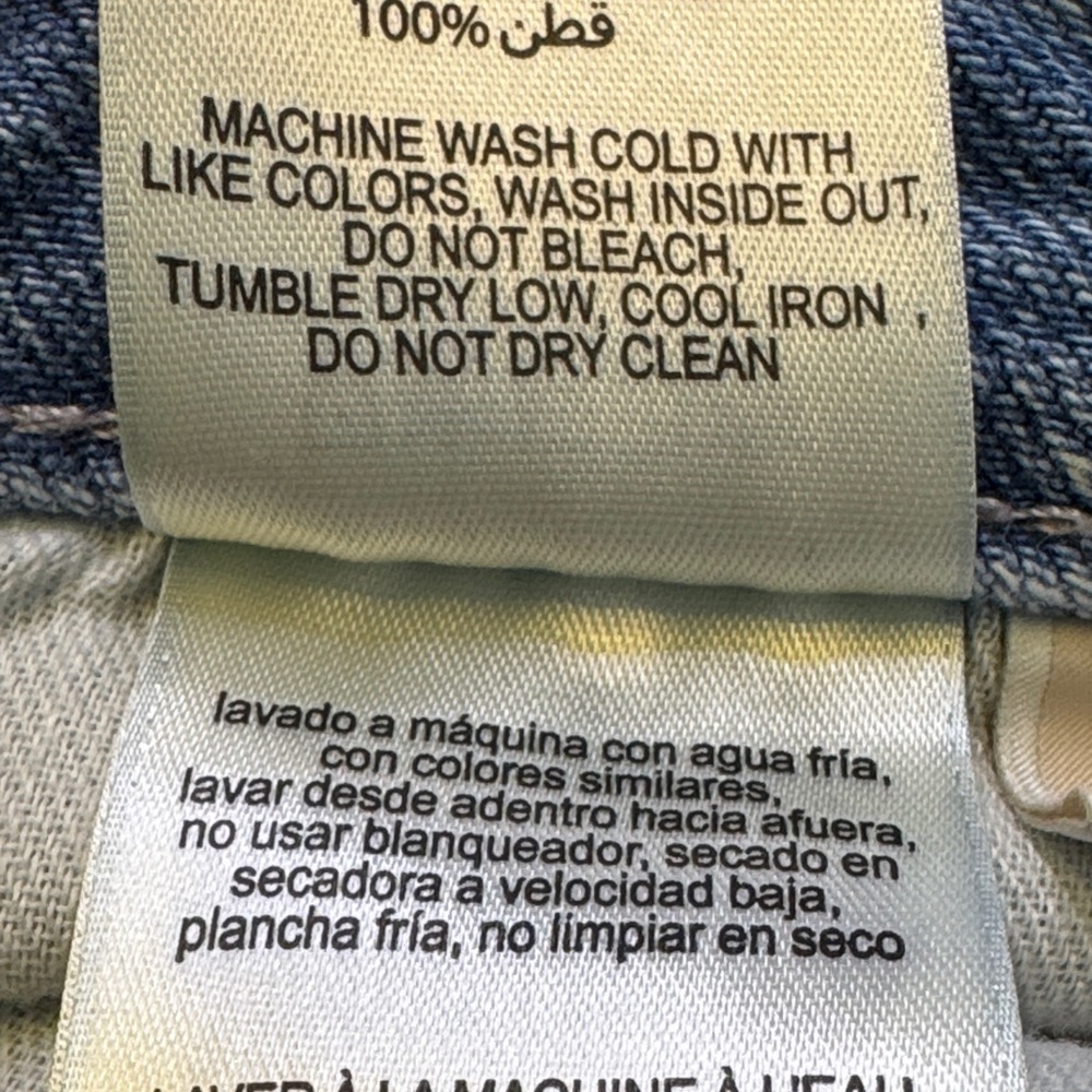 Michael Kors Vintage Y2K Light Wash Raw Hem Denim Skirt Size 2 - Picture 8 of 8
